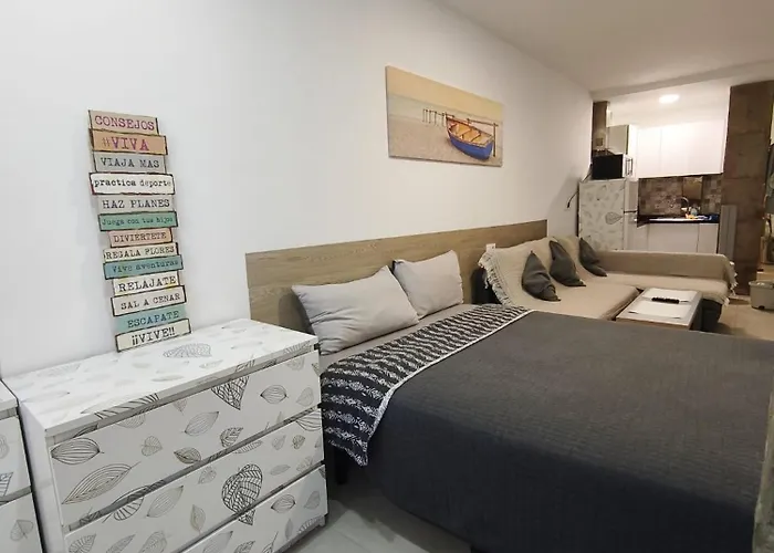 Playa De Canteras & Puerto Loft Lägenhet *